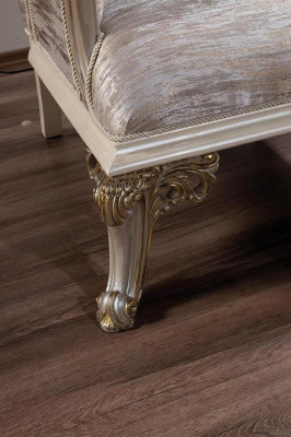 Bankstel Klassieke Luxe Banken Fauteuil Woonkamer set 3+1Zits Chesterfield
