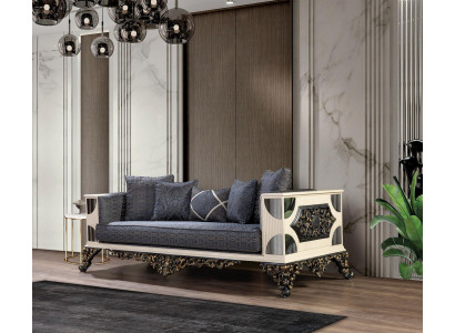 Luxe bank 3-zits stof woonkamer klassiek design banken gestoffeerde banken nieuw