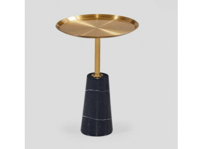 Ontwerper Zwarte Bijzettafel Marmer Meubels Luxe Woonkamer