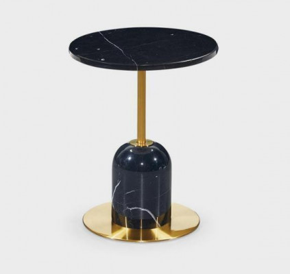 Ontwerper Zwarte salontafel Bijzettafel Woonkamer Luxe meubel Tafel