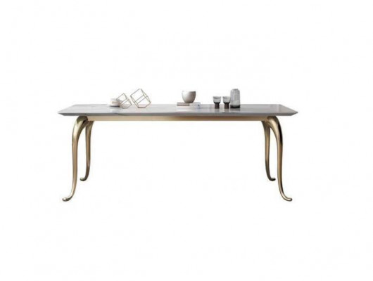 Moderne luxueuze eettafel Ontwerper Rechthoekige keukentafel Eetkamer meubels Tafel