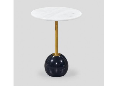Zwart-wit bijzettafel marmer meubelontwerper woonkamer salontafels.