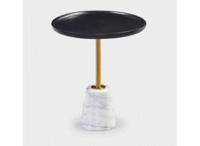 Moderne zwarte-witte bijzettafel woonkamer bijzettafels tafel