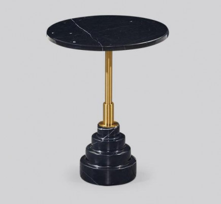 Bijzettafels Woonkamer Rond Modern Zwart Salontafel Luxe Marmeren Tafel
