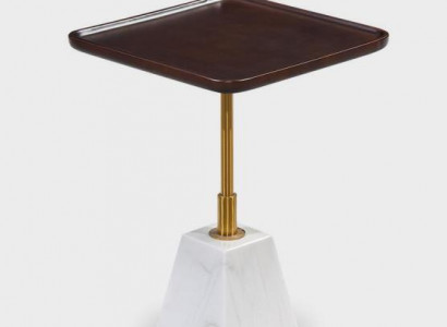 Witbruine metalen tafel Designer bijzettafels Luxe salontafels Nieuw