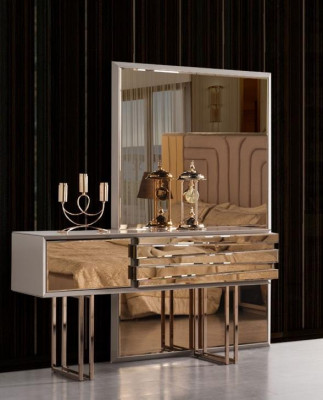 Kaptafel haltafel kaptafel kaptafel hout beige goud