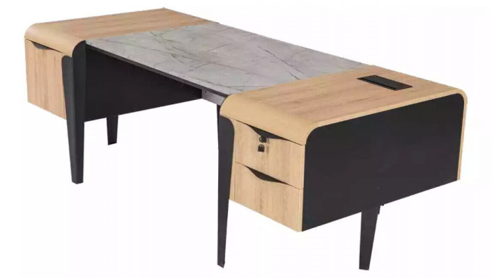 Houten meubels Kantoor meubels Compleet set Bureau Kasten Meubels