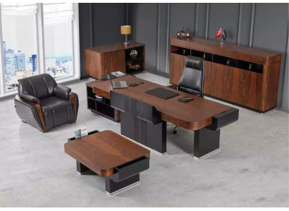 Grote kantoorkast Sideboard Luxe houten meubels Kantoorinrichting Plank