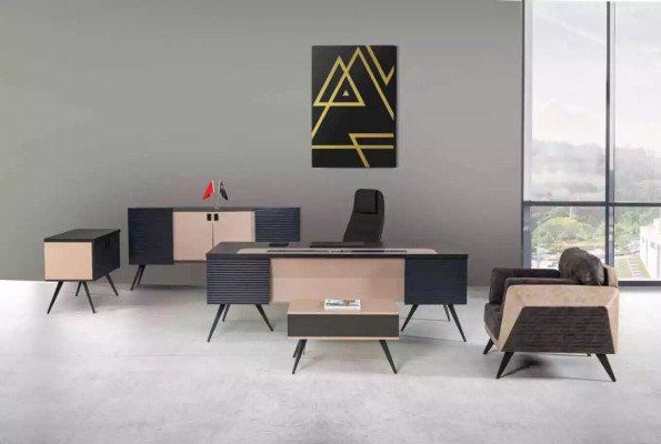 Modern thuiskantoorset Luxe kantoormeubels archiefkast bureau