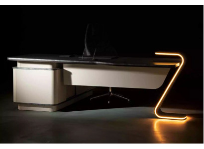 Werkplek LED-verlichting Ontwerp Tafel Kantoor Inrichting Tafels 250cm