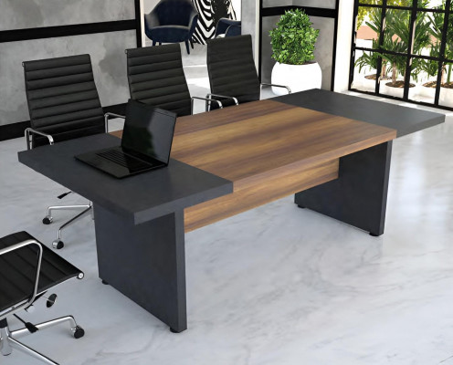 Grote conferentietafel Vergadertafels Conferentiemeubilair Bruin Hout 220