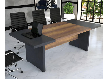 Vergadertafel Vergadertafels Conferentiemeubilair Grote tafel Bruin hout