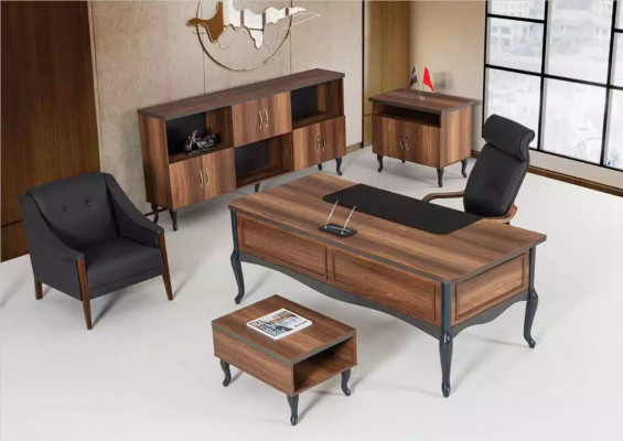 Klassiek complete kantoorinrichting bureau archiefkast kantoorinrichting