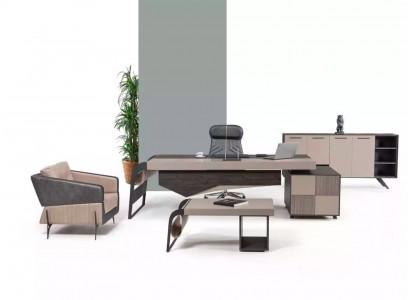 Luxe thuiskantoor hoekbureau designer meubels kantoormeubelen tafels bureau