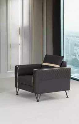 Bankstel meubels Driesitzer fauteuil ontwerper textiel meubels 2-delig
