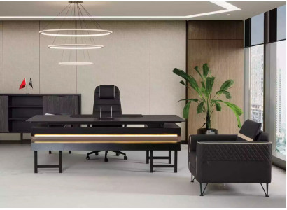 Houten hoekbureau Modern werkkamer Designer kantoor Kantoor meubels Nieuw