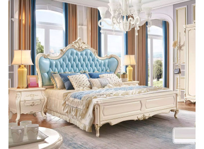 Slaapkamer set bed en 2 nachtkastjes luxe klassieke meubels nieuw.