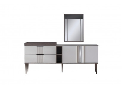 Luxe eetkamerset Exclusieve dressoir met 2x spiegelset Nieuwheid