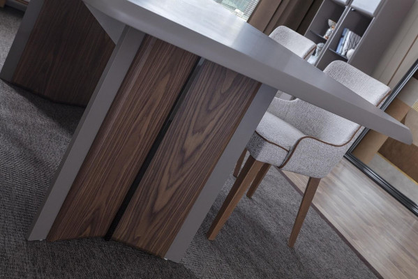 Ontwerper Eettafel Moderne meubels in eetkamer Grijs Exclusieve nieuwigheid