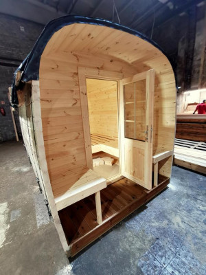 Sauna Hout Droge sauna Tuin Houten sauna Buitensauna's 300x230x270