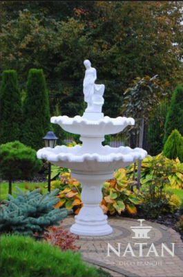 Versierde fontein figuur fontein decoratie tuin fontein vijver 197 cm.   Versierde fontein figuur fontein decoratie tuin fontein vijver 197 cm.