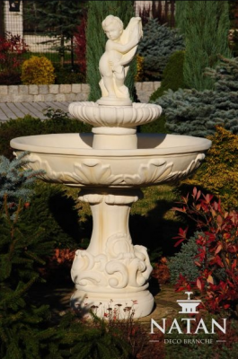 Fontein Tuinvijver Fontein 160 cm Stenen fontein Tuinfontein Fontein Nieuw