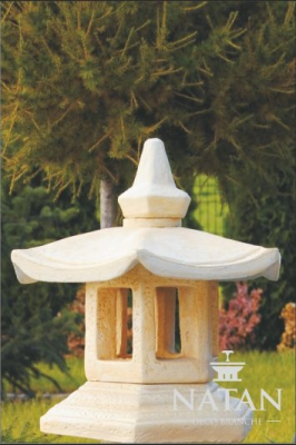 Buitenverlichting lantaarn lamp terrassen steen sculptuur armatuur verlichting tuin