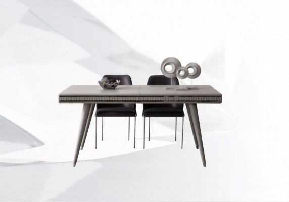 Eetkamermeubels Eethoek Eettafel Eetgroep Eettafel Stoelen 9-delig Grijs