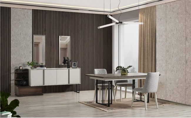 Eethoek Eetgroep Eetkamer Groep Eettafel Stoelen 10-delig Hout Wit