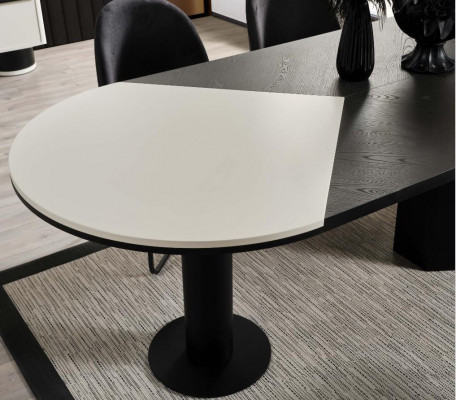 Eetkamerset Eetkamer Groep Eethoek Eettafel Stoelen 7-delig Hout Zwart