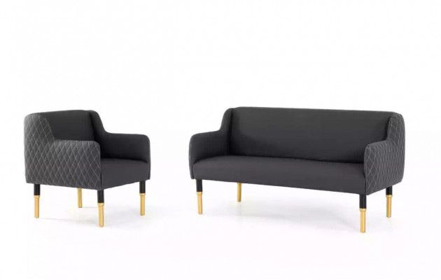 Sofa-Set Roestvrijstalen meubels Bankstel Tweezitsbank Eenzitsbank Fauteuil Bekleding