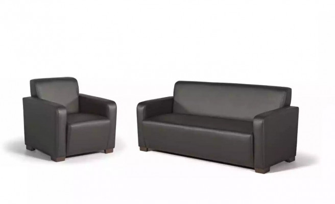 Kantoorinrichting Bankstel 3-zits Designer Kantoor meubels Stof Modern