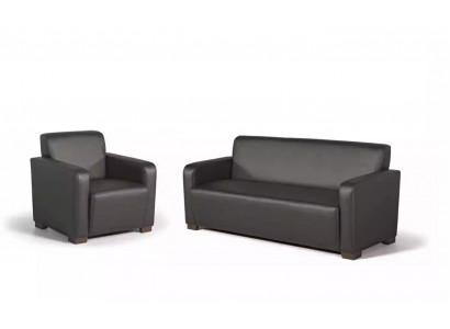 Kantoorinrichting Bankstel 3-zits Designer Kantoor meubels Stof Modern