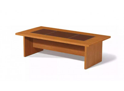 Bureau tafel conferentietafel bruin inrichting design vergadertafel 240x120