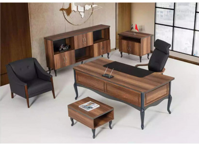 Werkkamer bureau luxe design tafel kantoor kantoormeubels directiebureau