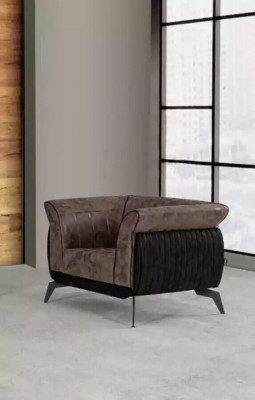 Fauteuil Designer bekleding stof werkkamer textiel meubels luxe zitplaats nieuw