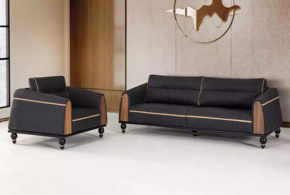 Designer fauteuil Nieuwe meubels Zwart Zitplaats Kantoor Luxe Gestoffeerde fauteuil