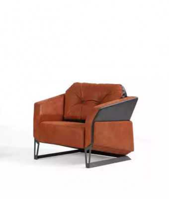 Kantoorstoel Luxe meubilair Kantoorinrichting Oranje zitting Nieuw