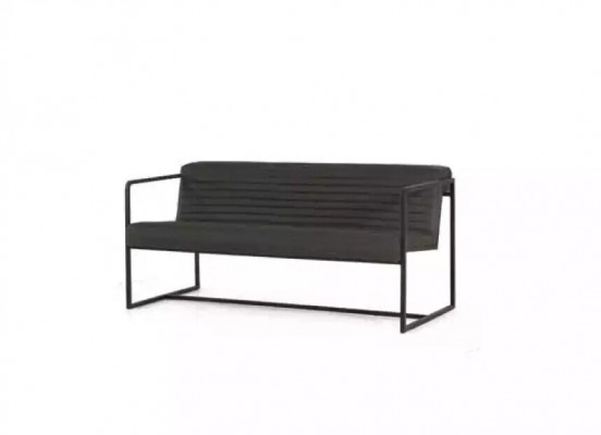 Moderne bank 2-zits kantoor luxe stijl gestoffeerde bank nieuw.