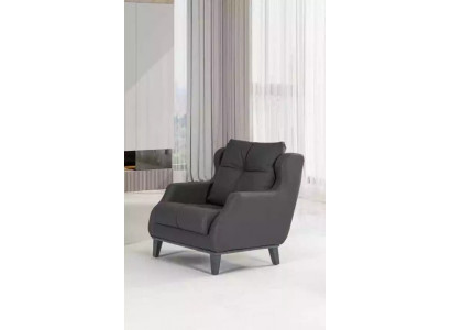 Werkkamerstoel Stijl Modern Grijs Gestoffeerde Designerstoel Zitmeubilair