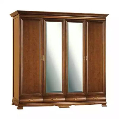 Kledingkast Slaapkamer Kast bruine kleur Barok Rococo Kasten