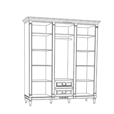 Kledingkast Kast Luxe Houten Kasten Meubels Design Luxe Meubels Slaapkamer