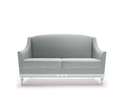 Bankstel 2-zits bankstellen Design Luxe Textiel Hout Bekleding Tweepersoonsbanken