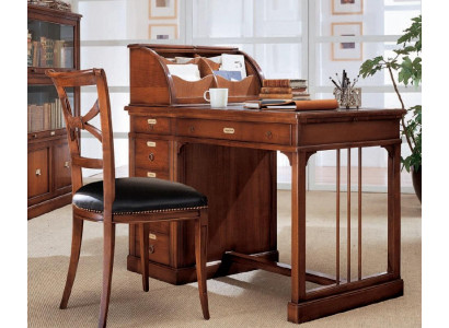 Stoel Kantoor Luxe Fauteuil Eettafel Hout Armstoel Meubels Ontwerp Bizzotto Italië