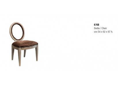Eetkamerstoel 1-zits fauteuil Hout Luxe klasse Meubelontwerp Houten leunstoel