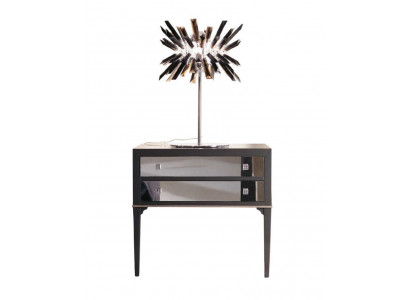 Italiaans meubelontwerp, modern zwart luxe houten dressoir, nieuwe commodes.