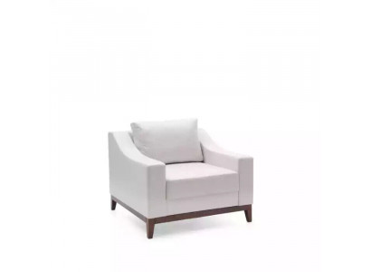 Fauteuil wit Scandinavisch Gestoffeerde fauteuil Tv-fauteuil Lounge Club Meubels