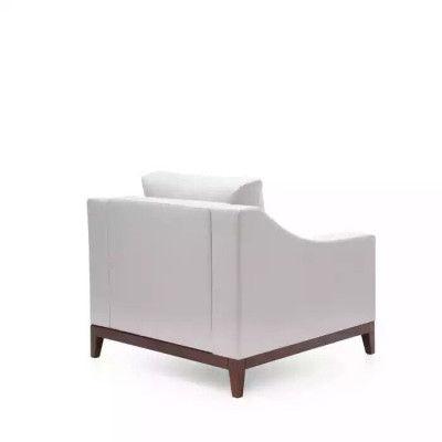 Fauteuil wit Scandinavisch Gestoffeerde fauteuil Tv-fauteuil Lounge Club Meubels