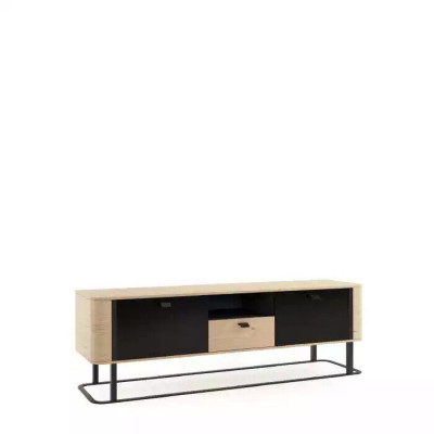 Woonkamer tv dressoir tv-standaard lage zijkant woonkamers hout metaal