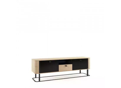 Woonkamer tv dressoir tv-standaard lage zijkant woonkamers hout metaal